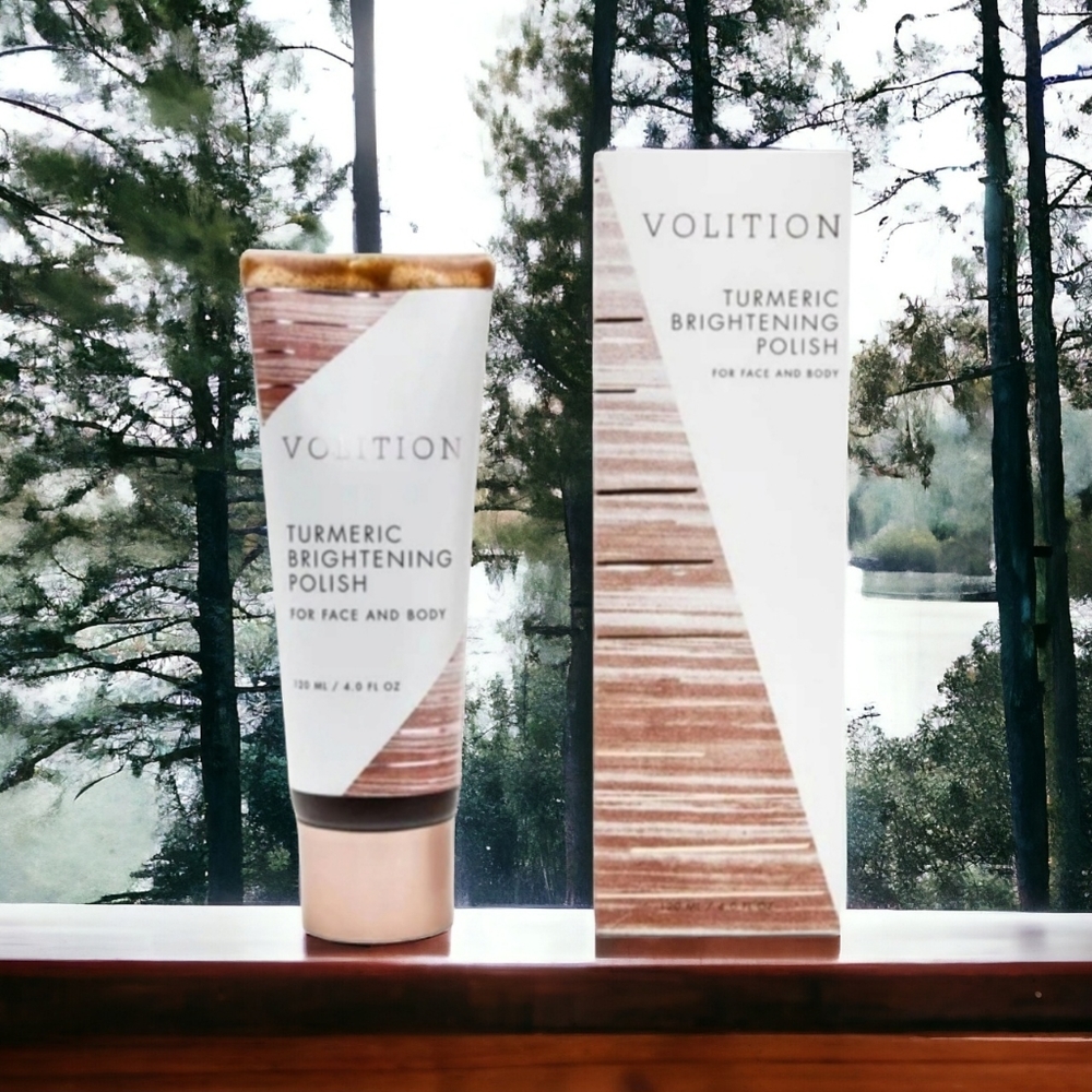 New Volition Tumeric Brightening Polish Exfoliates Brightens Balances Fa…